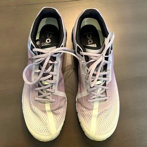 On size 12 Gray Cloudtec running shoes.